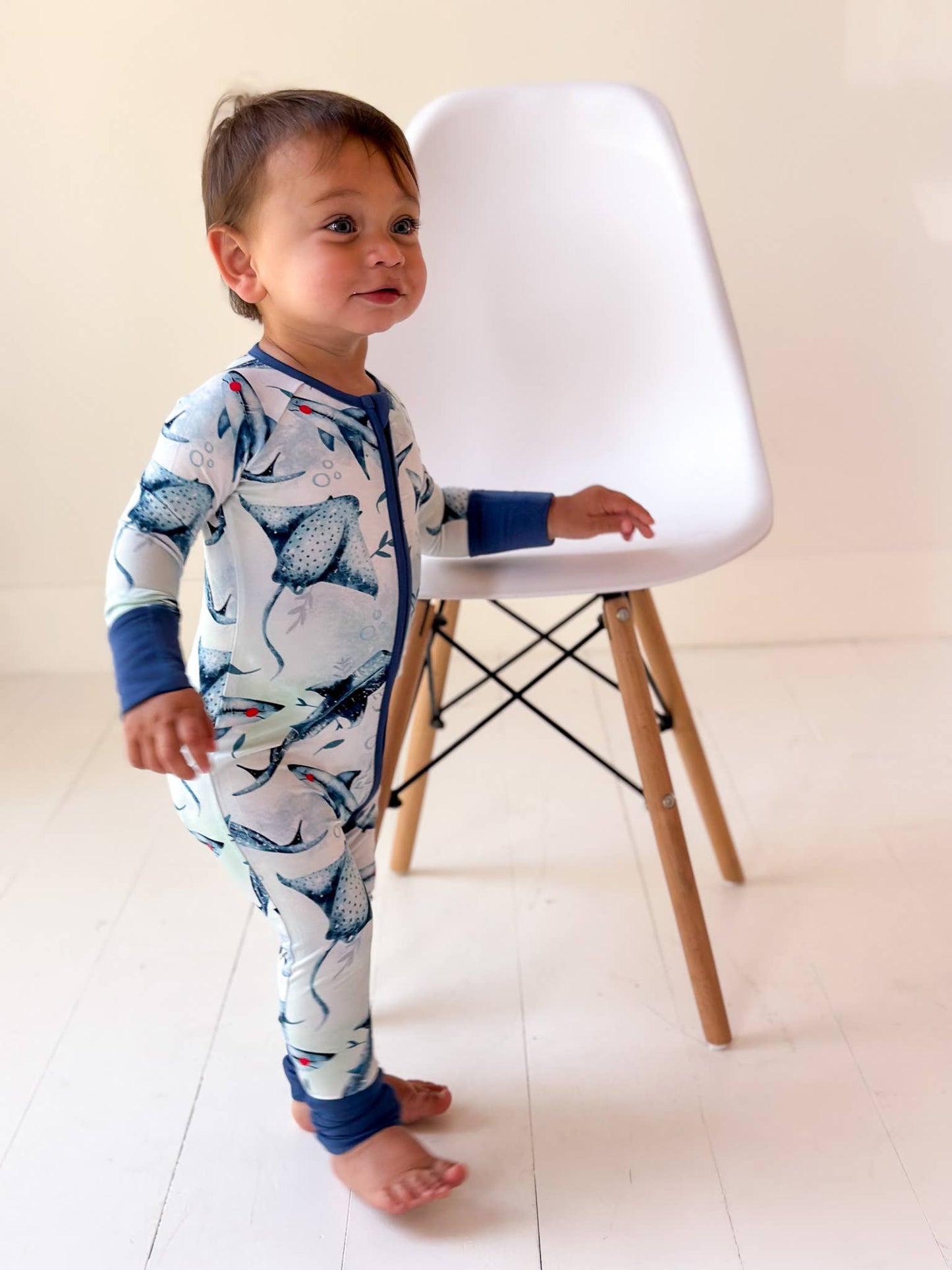 Chomp Squad Bamboo Toddler Zippy Romper