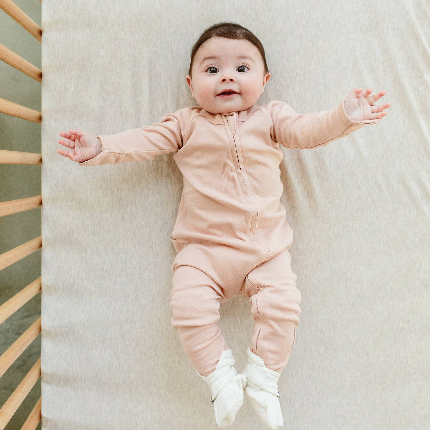 Viscose Bamboo + Organic Cotton Crib Sheet - Storm Gray