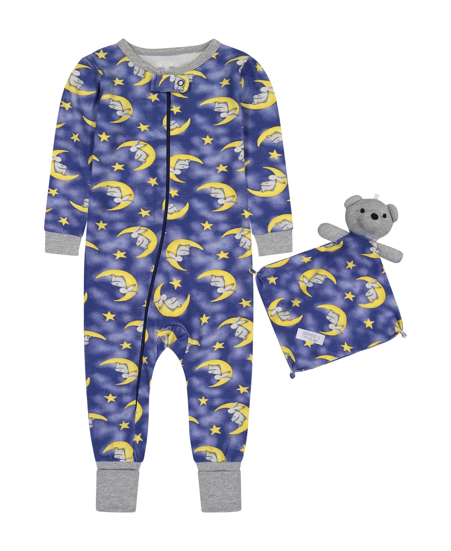 Infant Boys Goodnight Moon Zip-Front Coverall Pajama