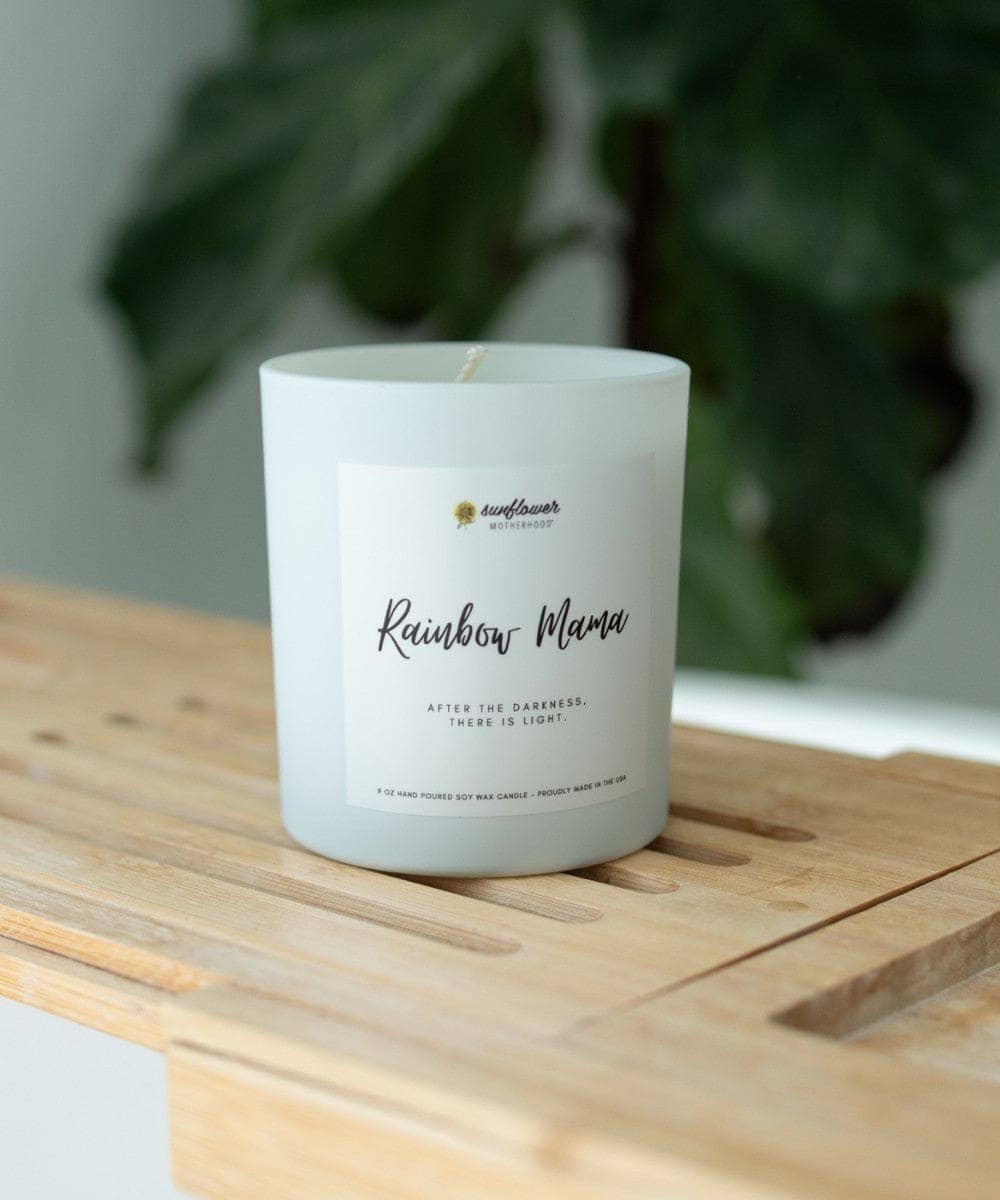 Rainbow Mama Pregnancy Loss Candle | Miscarriage, Grief Gift