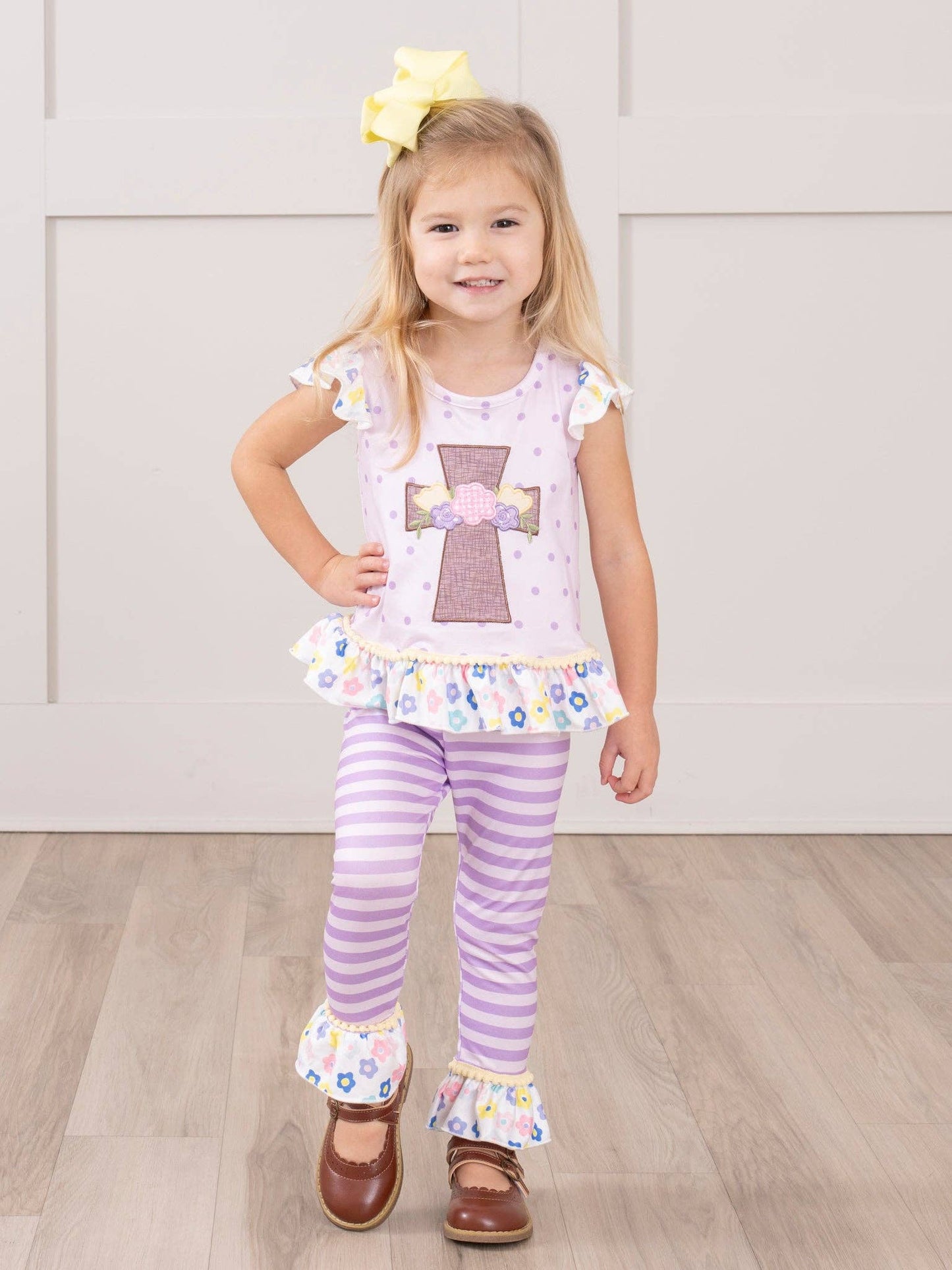 Lilac Easter Ruffle Outfit - Restocked!