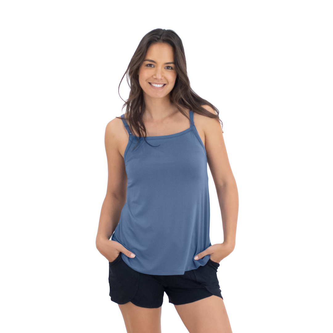 Bamboo Lounge Around Nursing & Maternity Tank