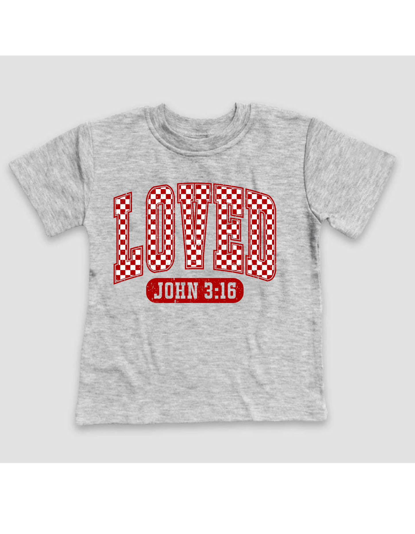 Loved john 3:16 kids graphic tee