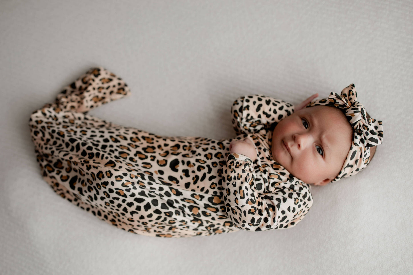 Leopard Knotted Gown