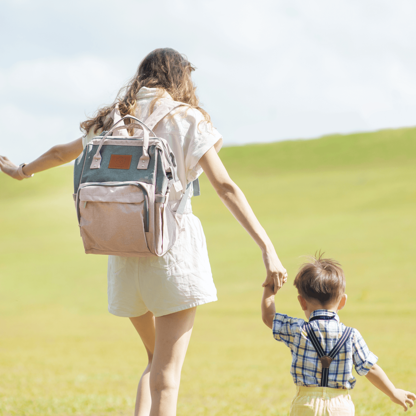 Original Diaper Backpack with Changing Pad (Wine Red)