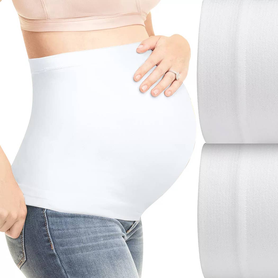 Non-Slip Silicone Stretchy Seamless Maternity Support Band