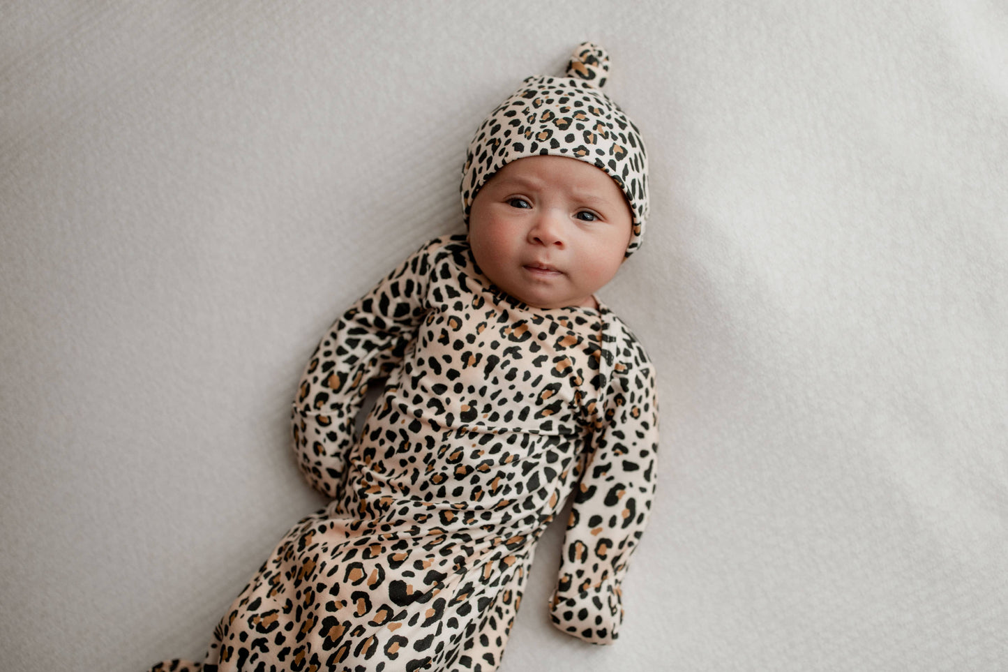 Leopard Knotted Gown