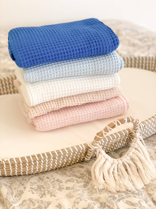 Waffle Blankets - Baby Blankets - Baby Receiving Blankets