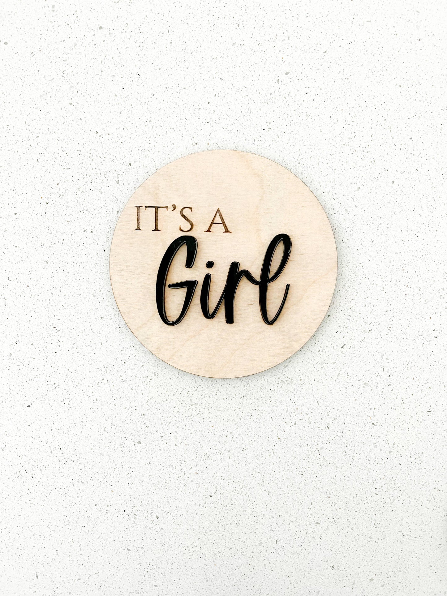 IT'S A GIRL ANNOUNCEMENT SIGN (Copy)