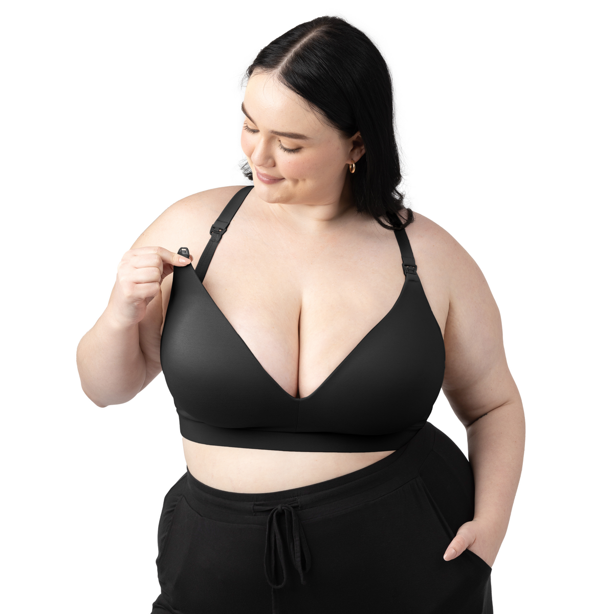 Minimalist Maternity & Nursing Plunge Bra