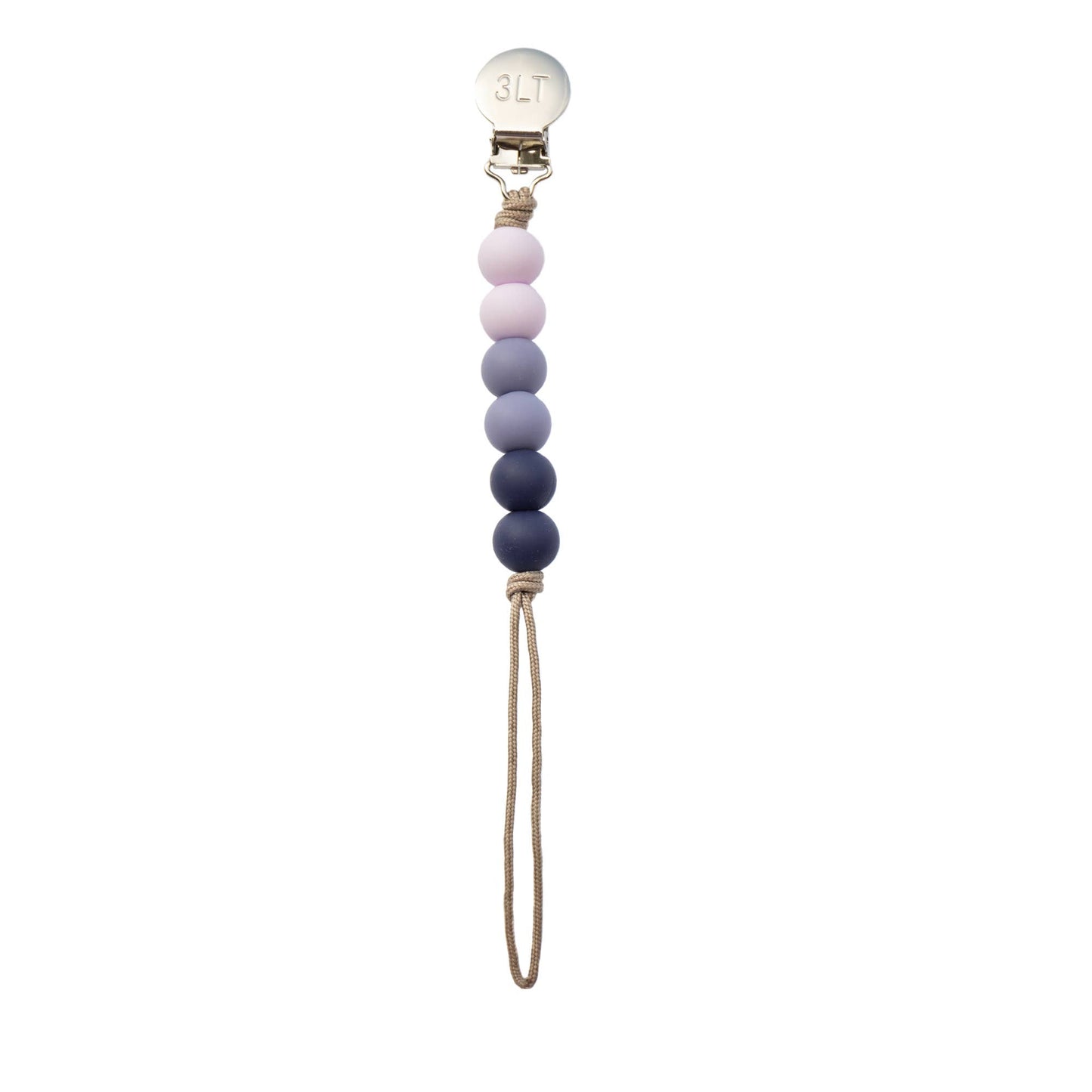 Purple Ombre Pacifier Clip