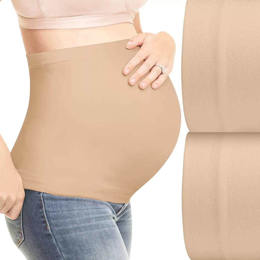 Non-Slip Silicone Stretchy Seamless Maternity Support Band