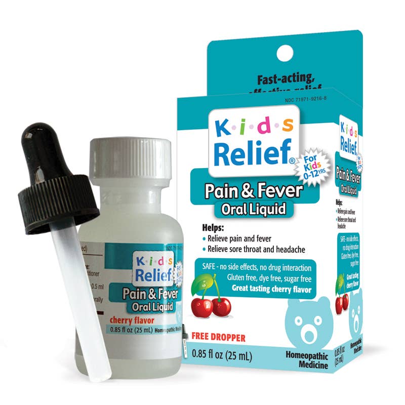 Kids Relief 0-12 years, Pain & Fever Oral Liquid, 25 mL