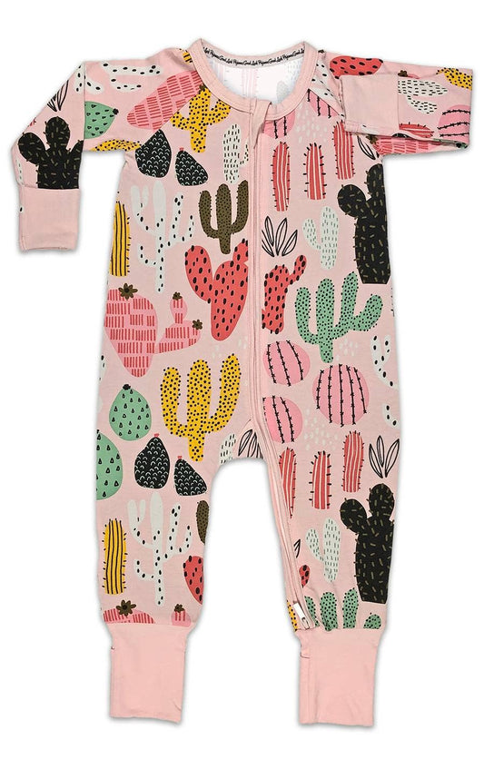 Cacti, Pink Baby Pajamas