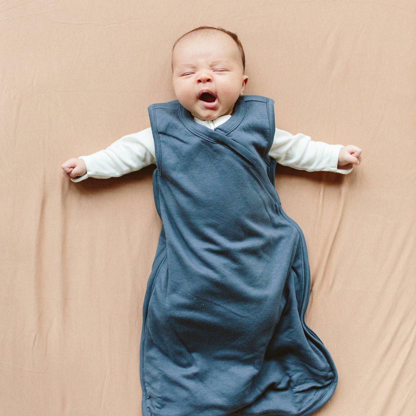 Viscose Bamboo + Organic Cotton Crib Sheet - Sandstone