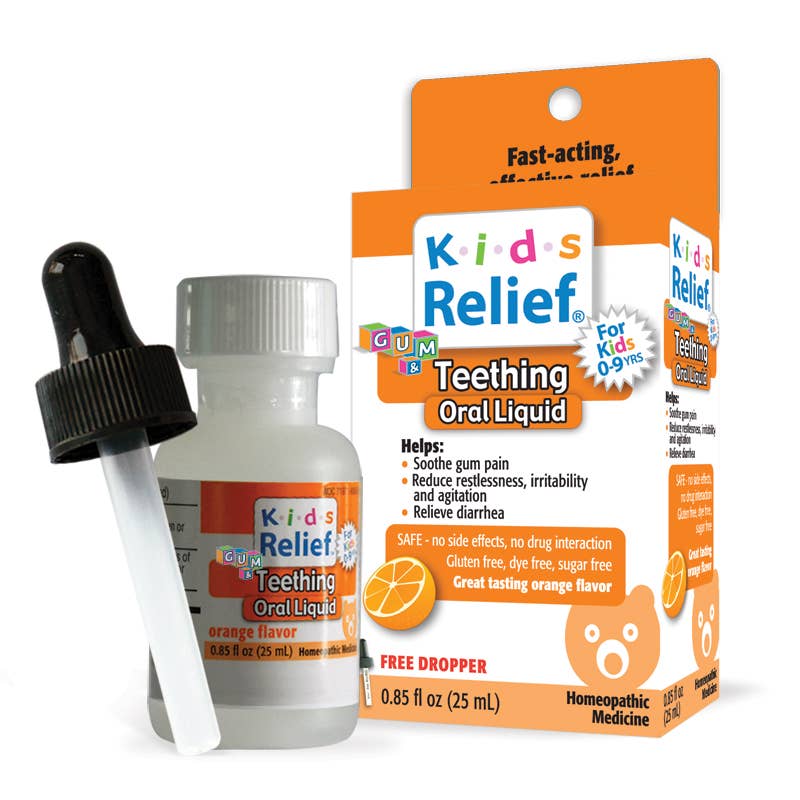 Kids Relief Teething Oral Liquid for Kids 0-9 Years, 25 mL