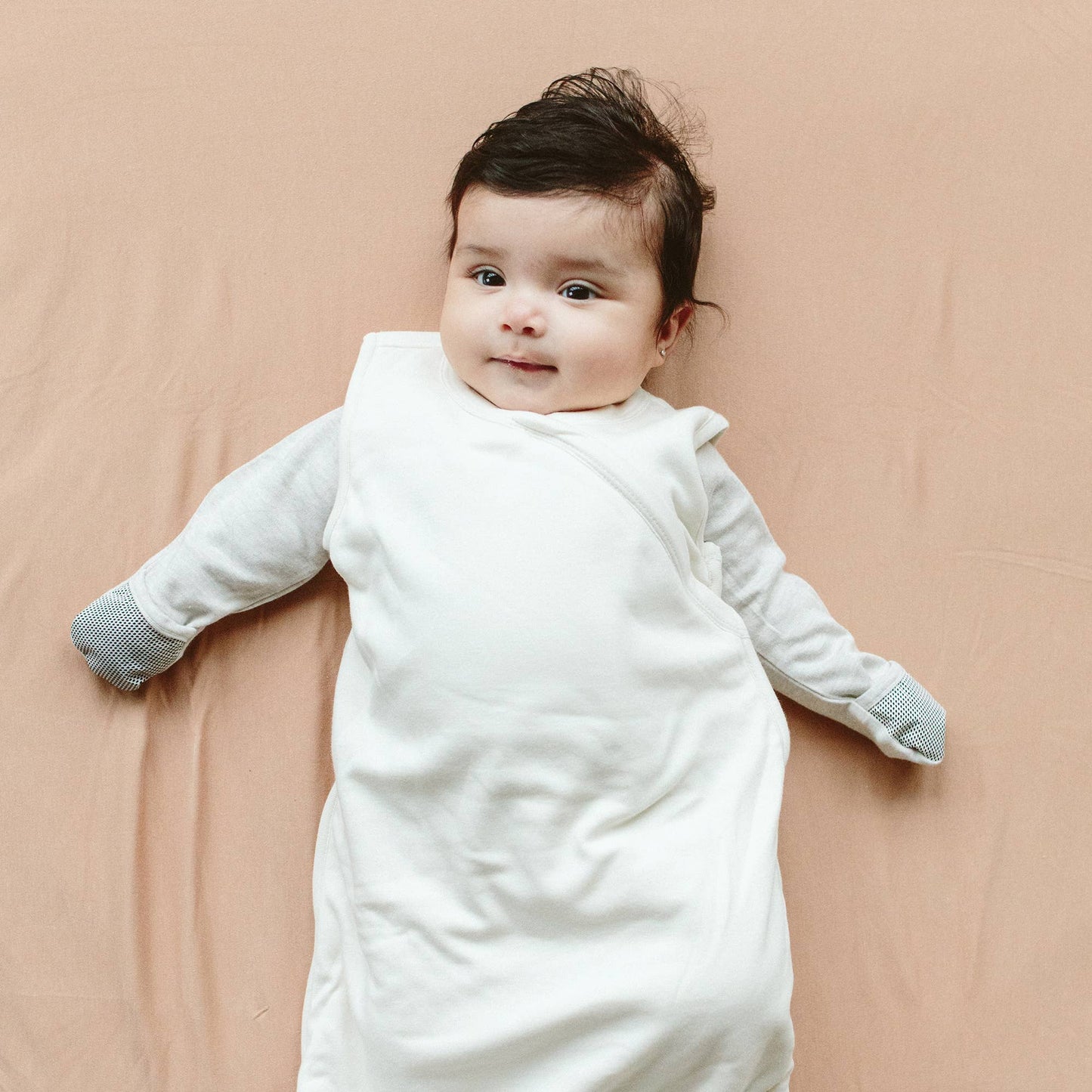 Viscose Bamboo + Organic Cotton Crib Sheet - Sandstone