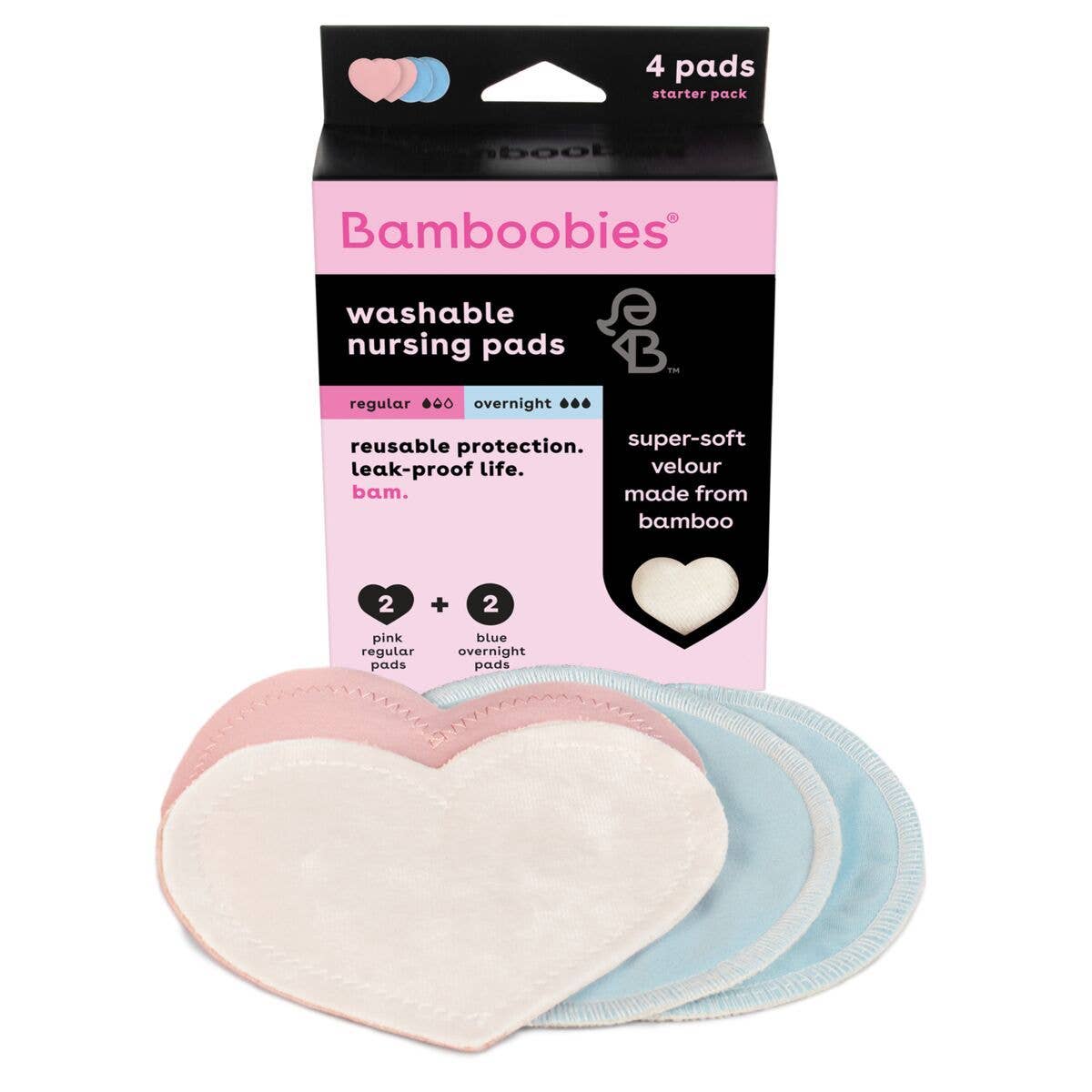 Combo pack nursing pads – 2 pairs