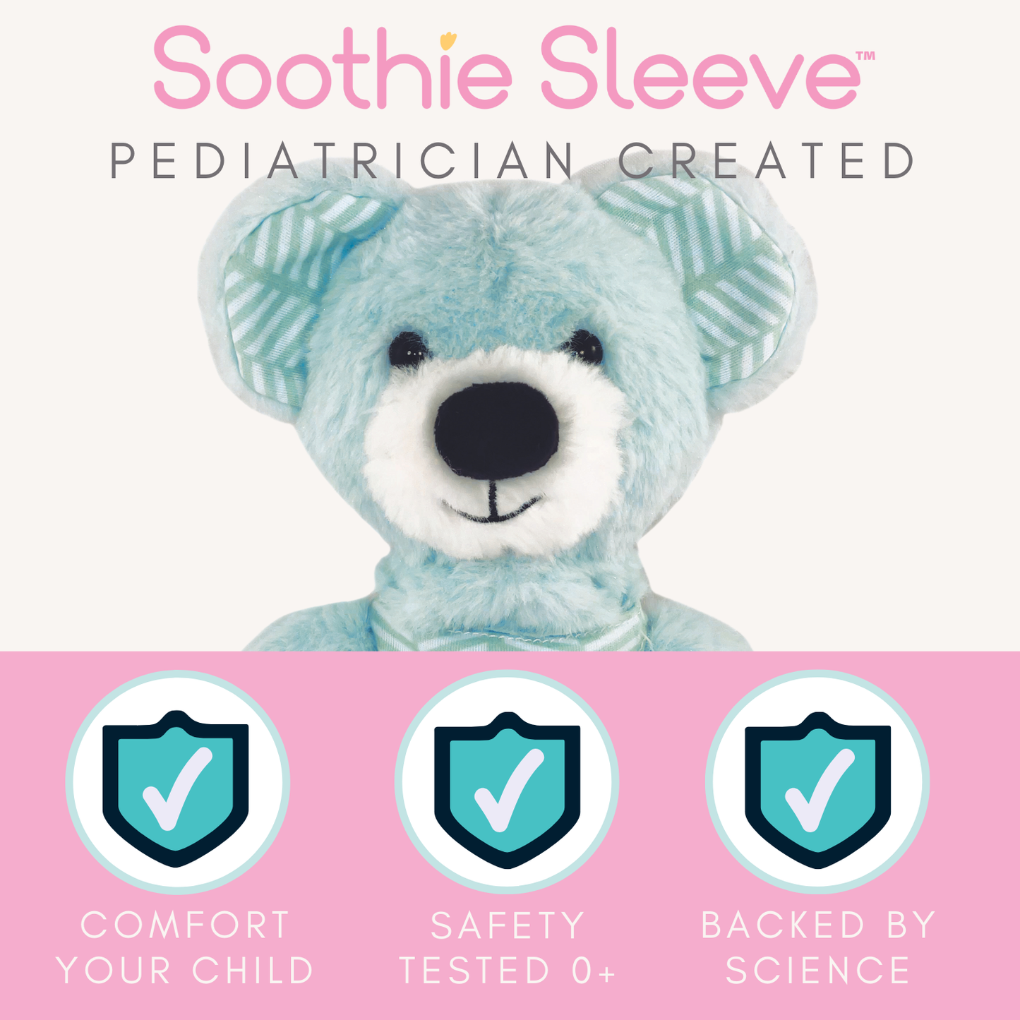 Soothie Sleeve Bella the Bear Baby Gift-4 pack