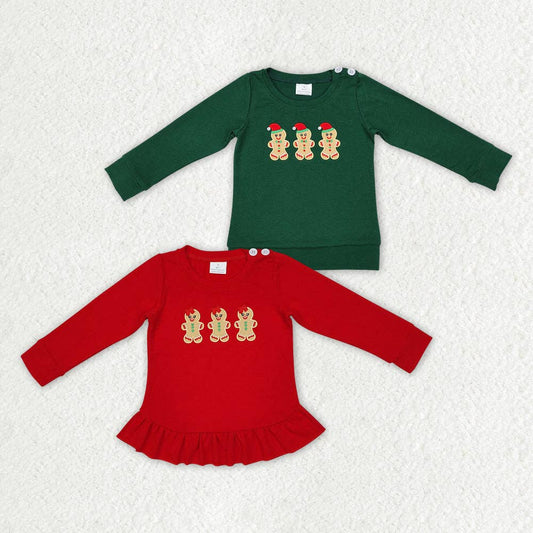 Sibling Boys Girls Christmas Gingerbread Tee Shirts Tops