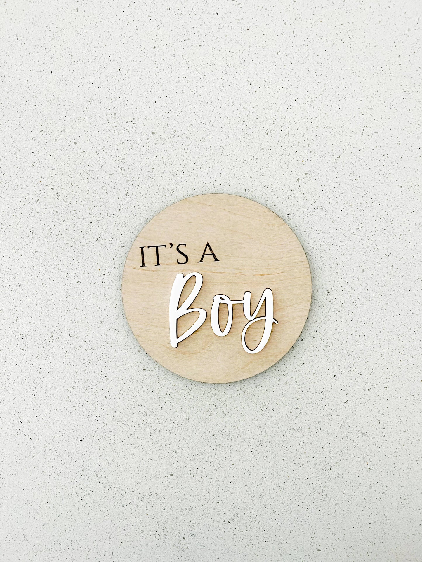 IT'S A BOY ANNOUNCEMENT SIGN