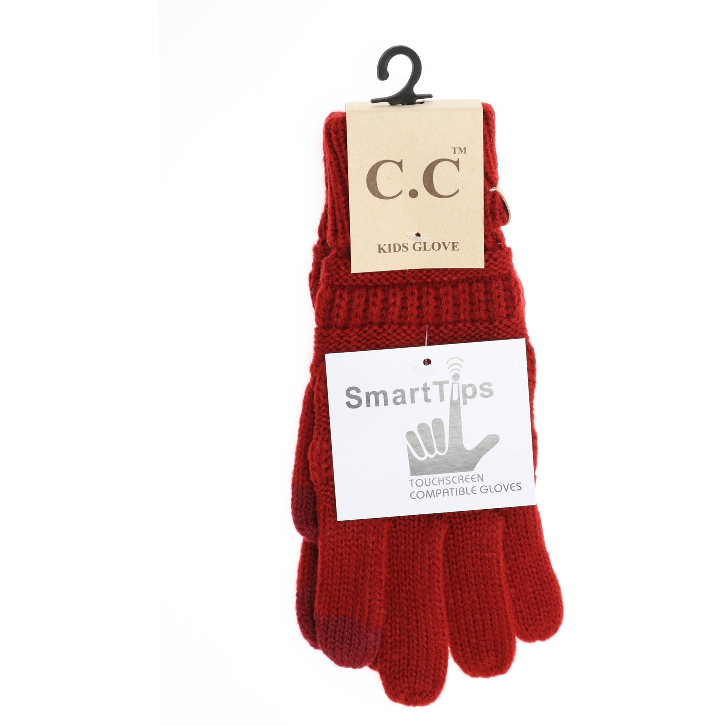 KIDS Solid Cable Knit CC Gloves G20KIDS