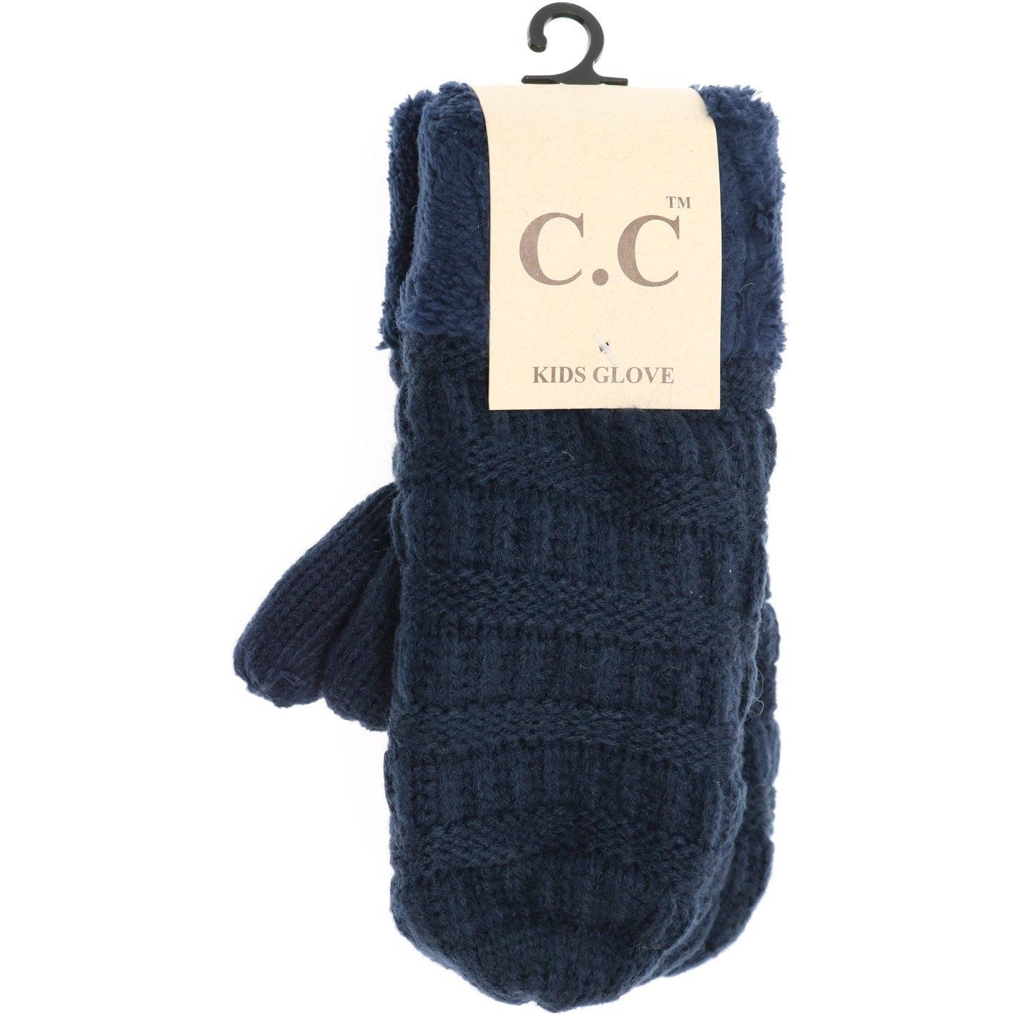 Kids Solid Fuzzy Lined Mittens MT25KIDS