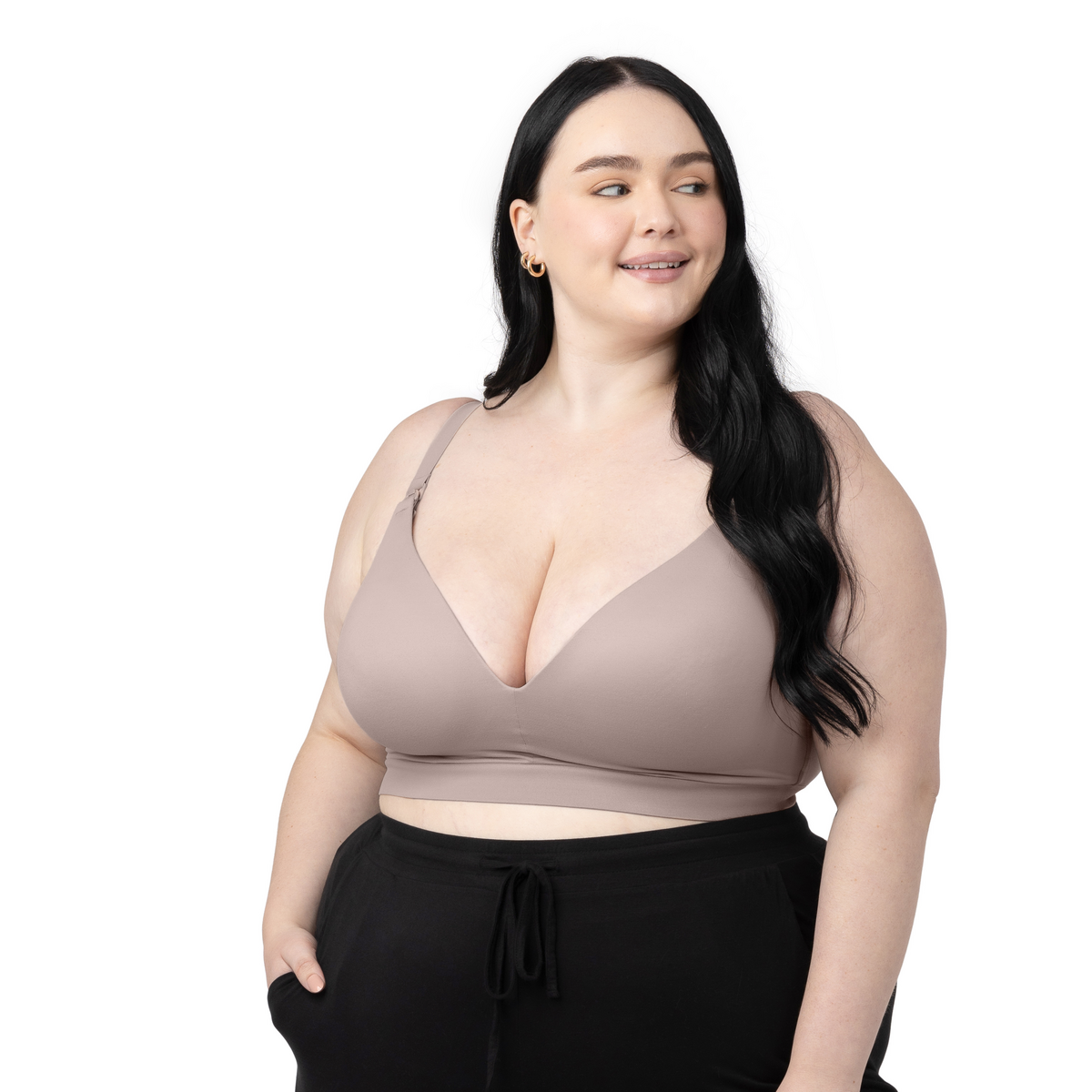 Minimalist Maternity & Nursing Plunge Bra