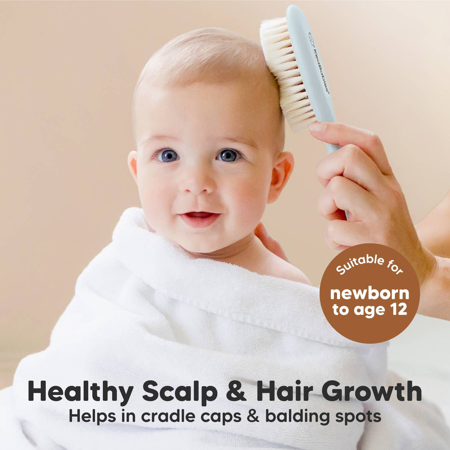 KeaBabies Baby Hair Brush