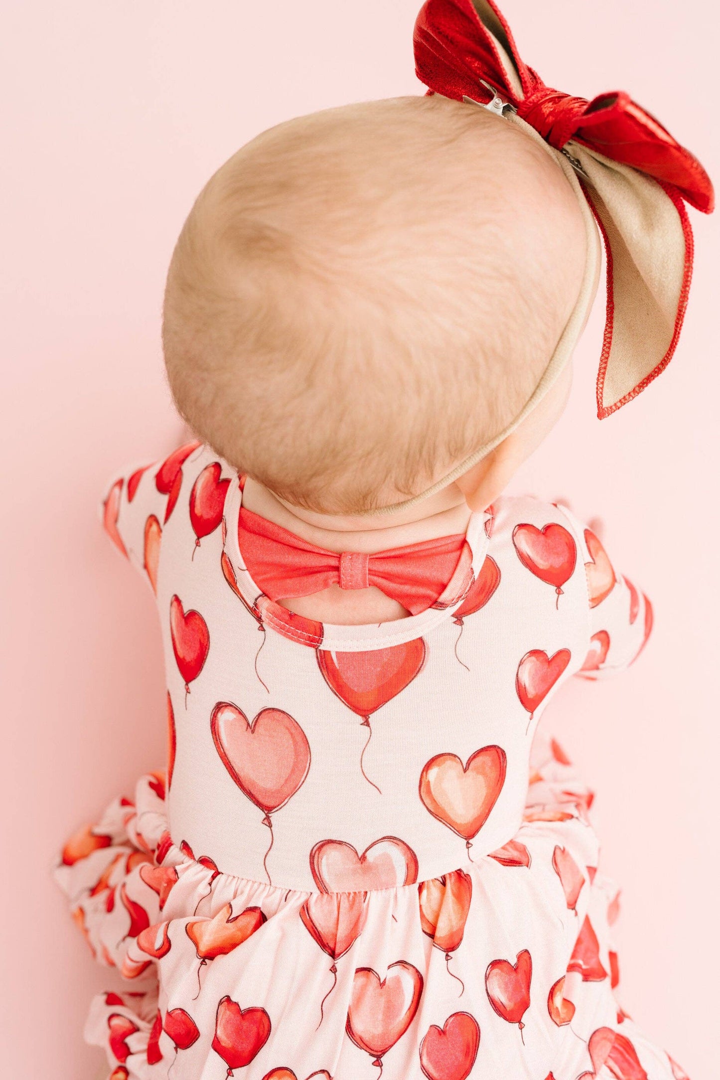 Red Heart Balloons Bodysuit Dress