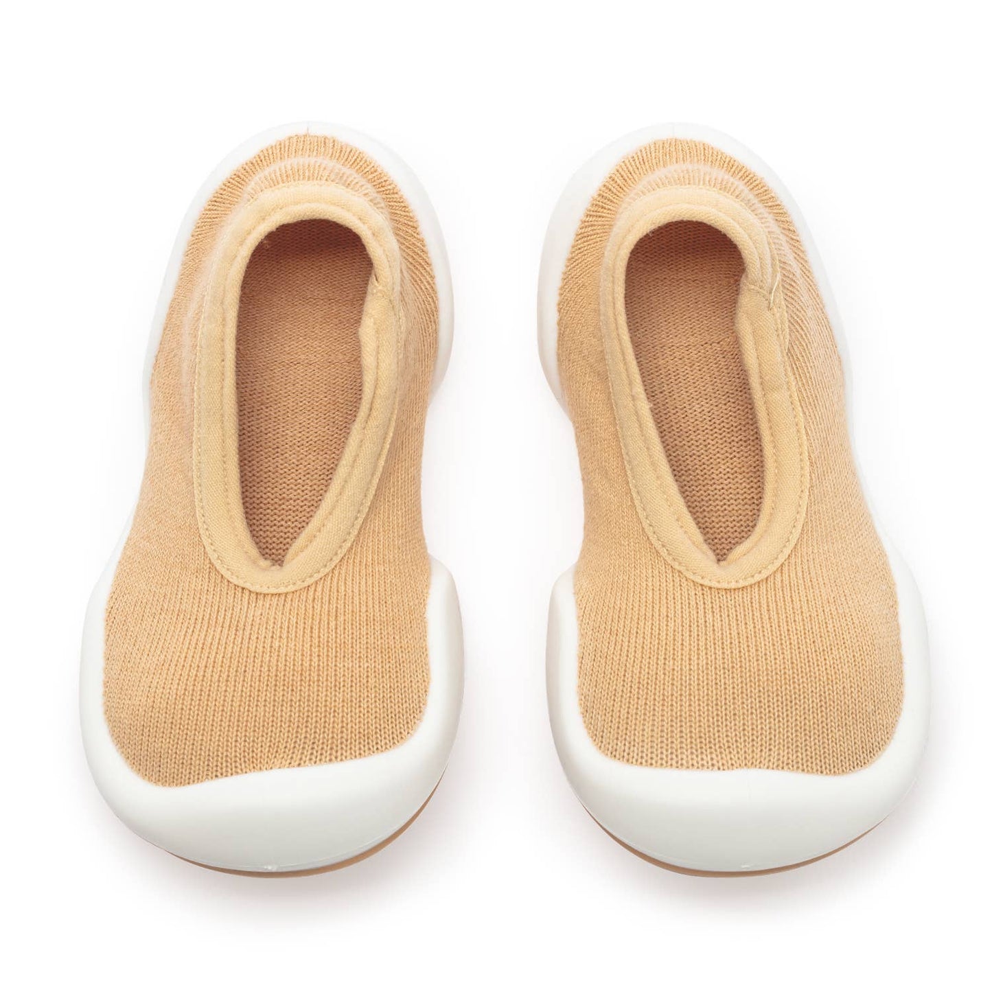 Komuello first walker baby sock shoes - Flat - Latte