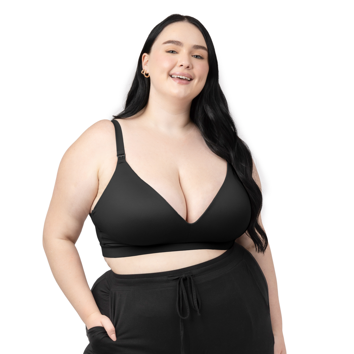 Minimalist Maternity & Nursing Plunge Bra