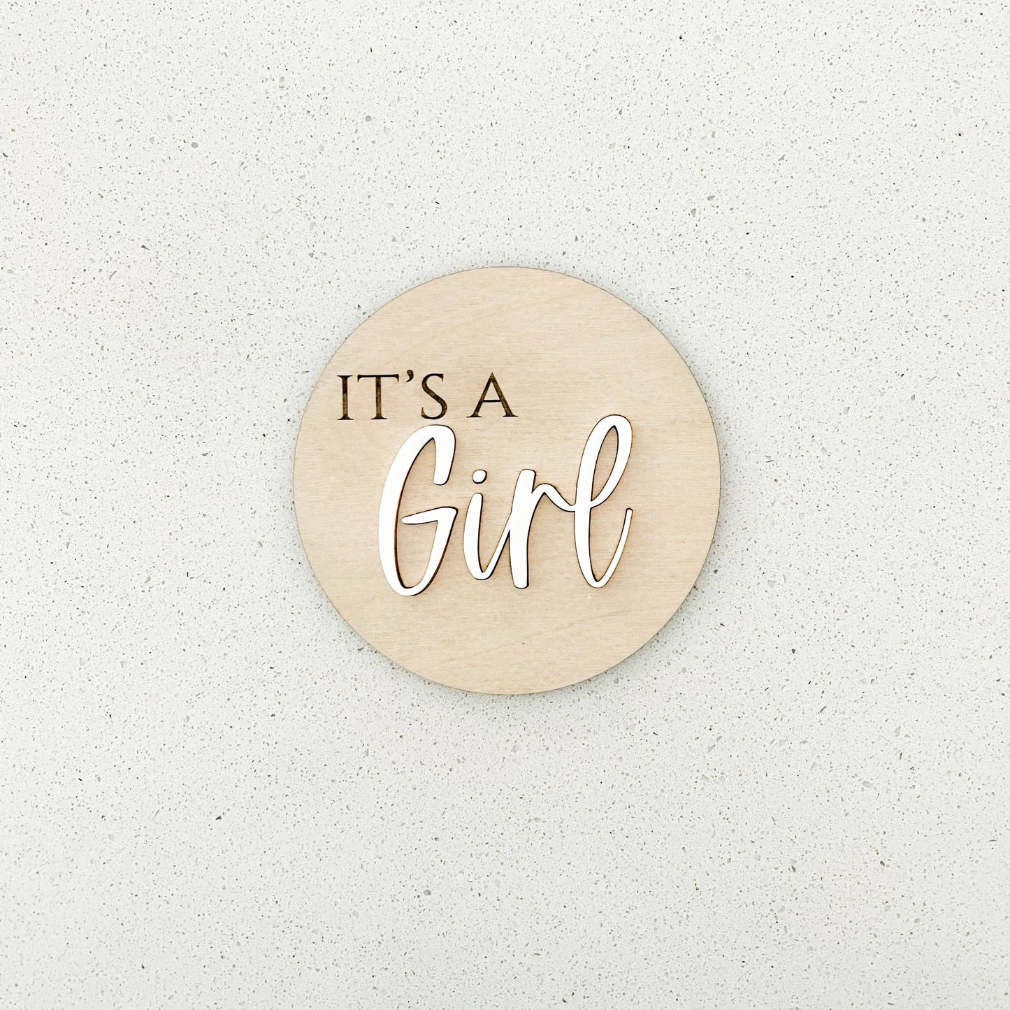 IT'S A GIRL ANNOUNCEMENT SIGN (Copy)