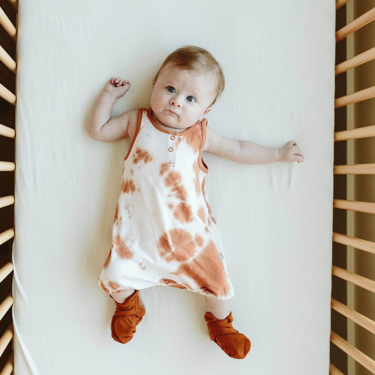 Viscose Bamboo + Organic Cotton Crib Sheet - Cloud