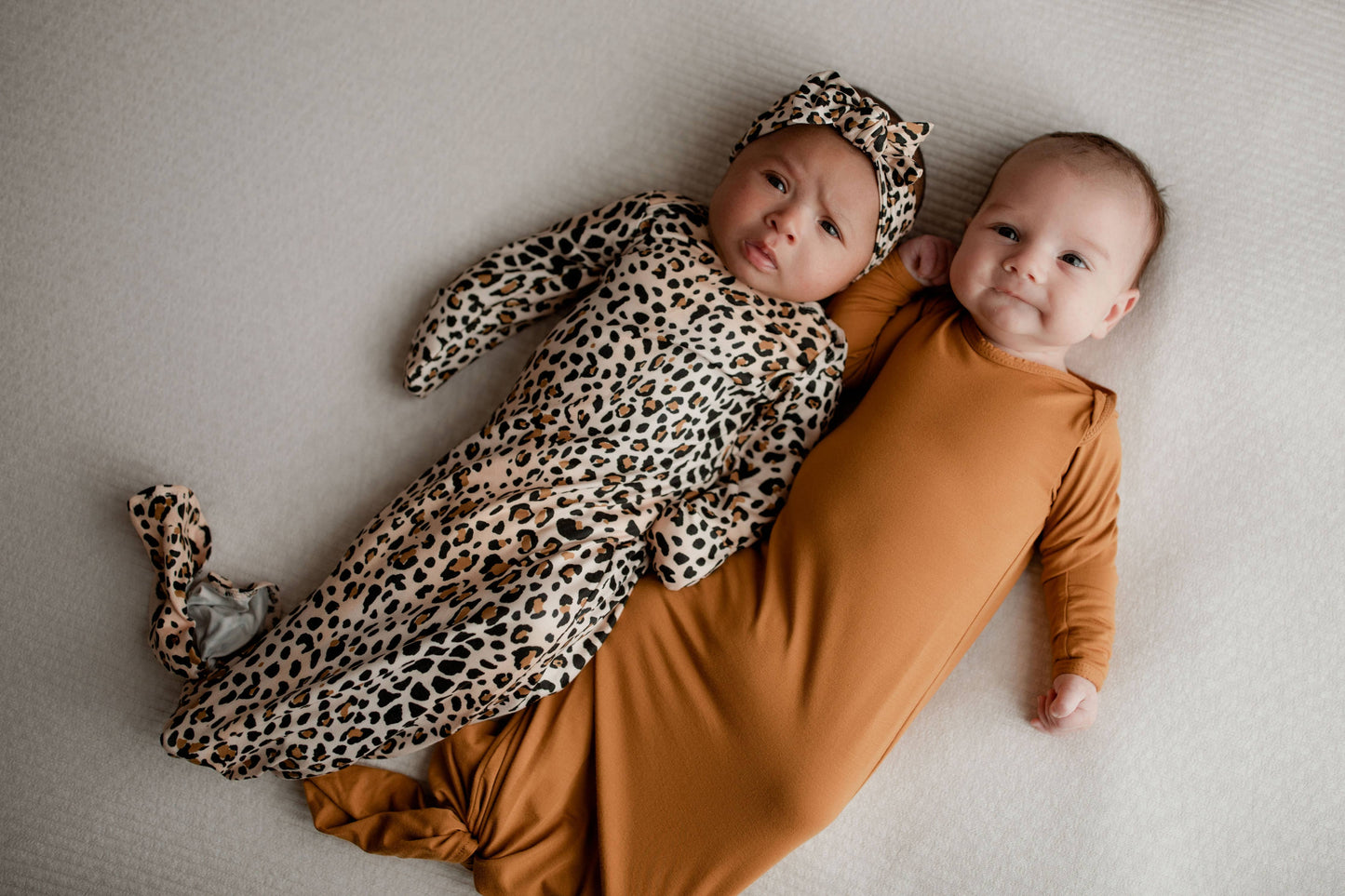 Leopard Knotted Gown