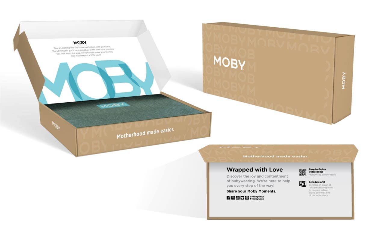 Moby Sling - Flint- Ecom Box