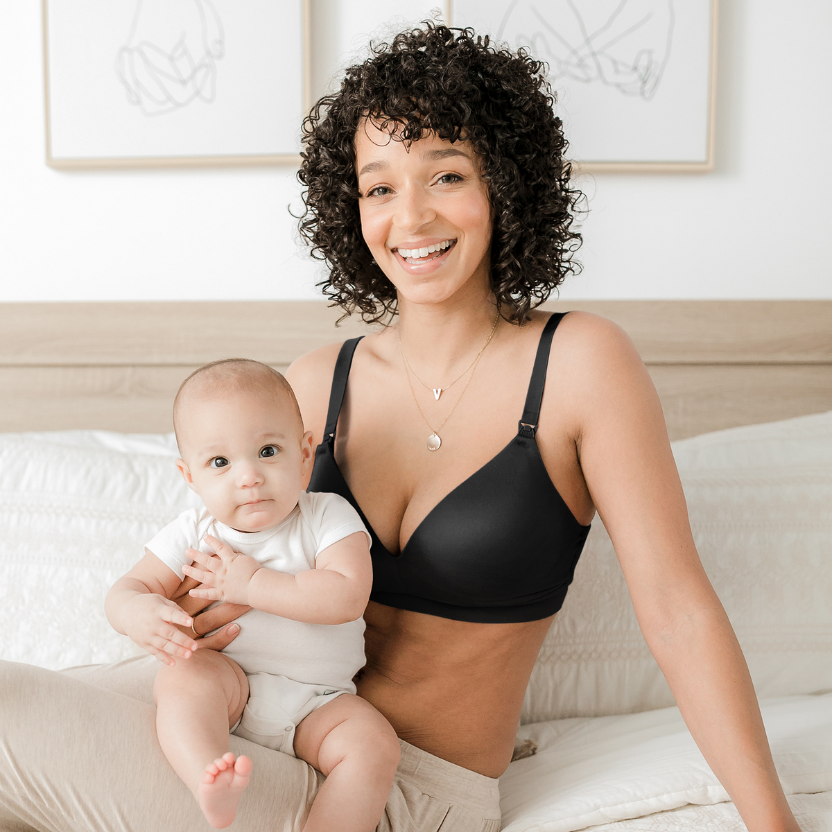 Minimalist Maternity & Nursing Plunge Bra