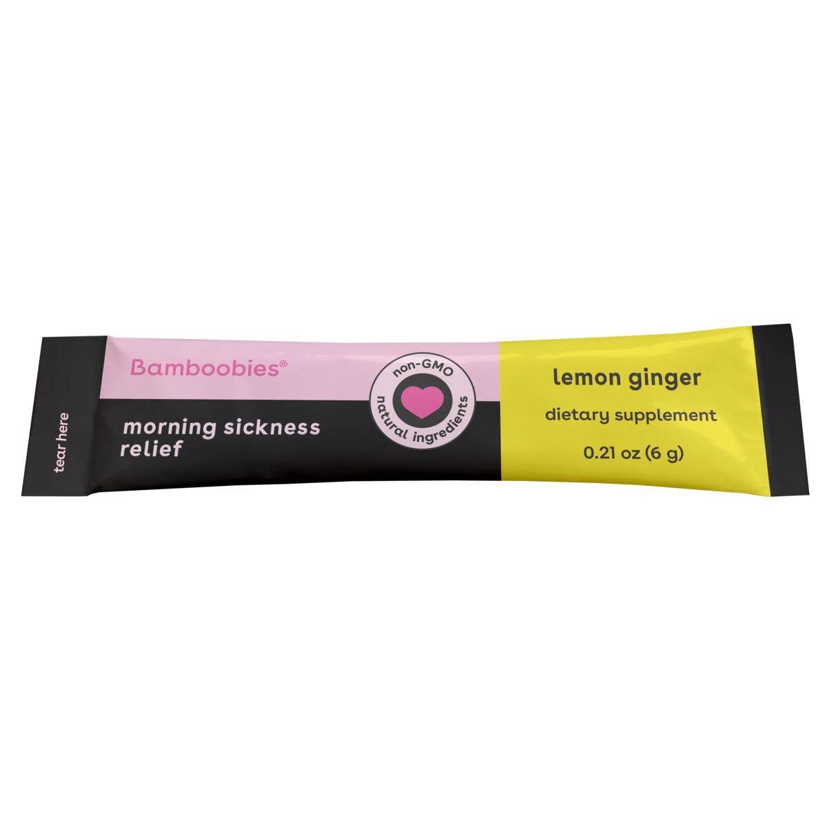 Morning sickness relief drink mix (lemon ginger)