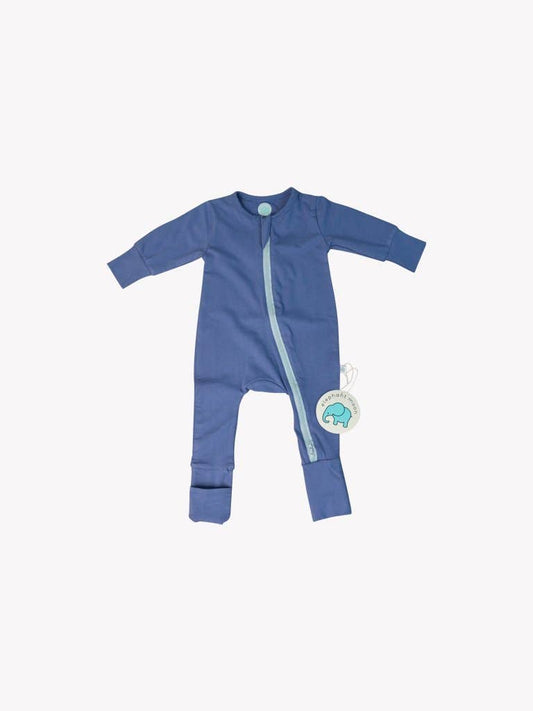 Grow With Me '2-Way' Zipper Romper - Midnight