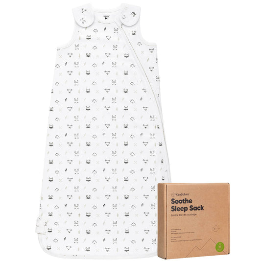 KeaBabies Soothe Sleep Sack (KeaStory, Medium 6-18M)