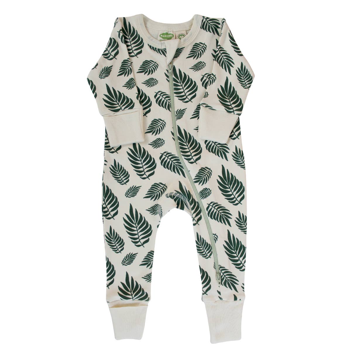 Signature Print '2-Way' Zip Romper