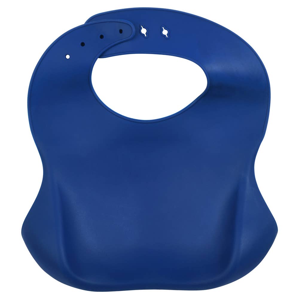 Zoo Lion Print Silicone Bib with Crumb Catcher