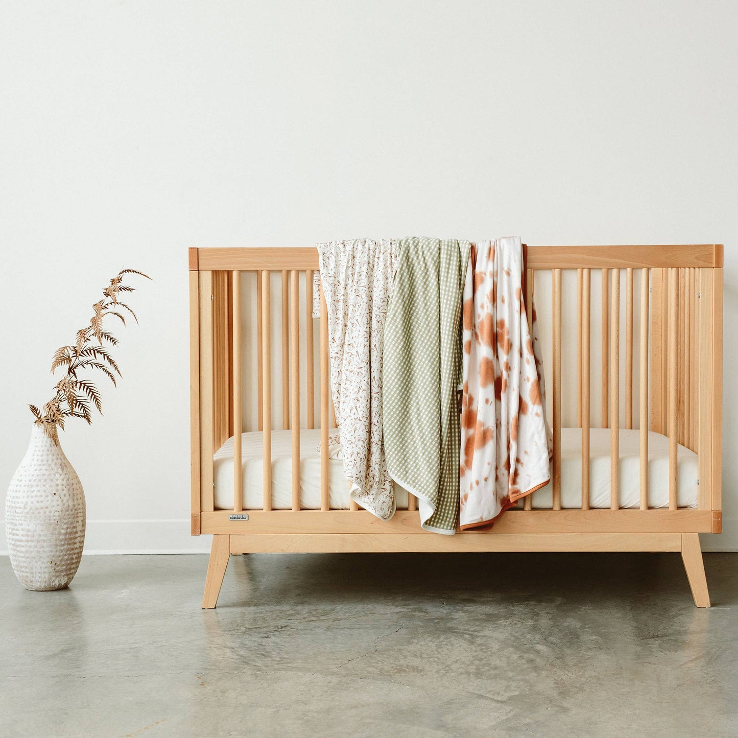 Viscose Bamboo + Organic Cotton Crib Sheet - Cloud