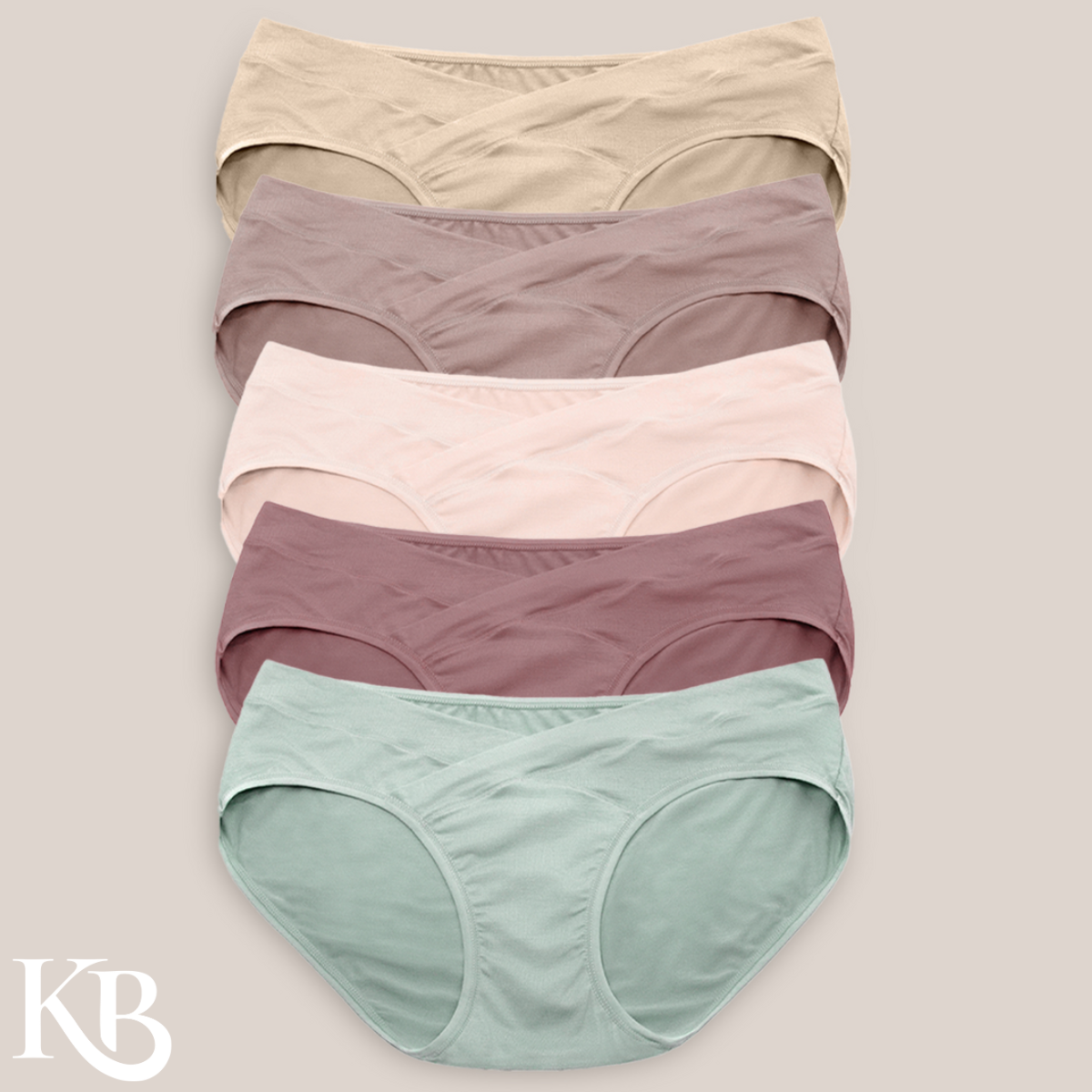 Under-the-Bump Bikini Underwear (5-Pack)Maternity/Postpartum