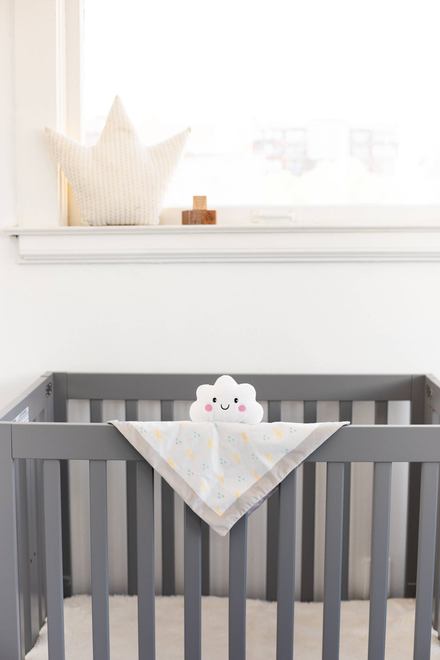 Cloud Lovey Blanket, Baby Blanket White