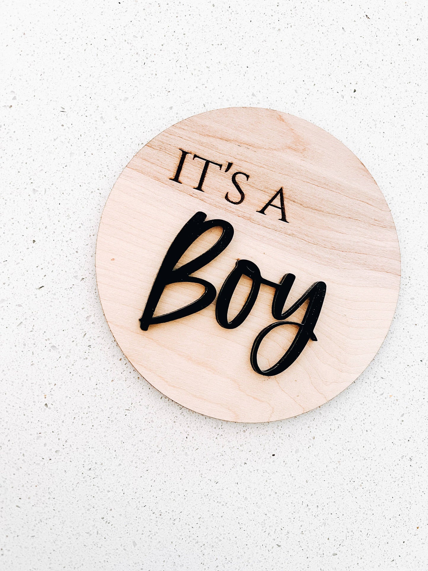 IT'S A BOY ANNOUNCEMENT SIGN