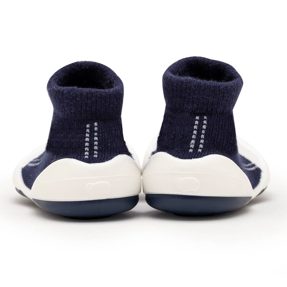 Komuello first walker baby sock shoes-Sneakers - Navy