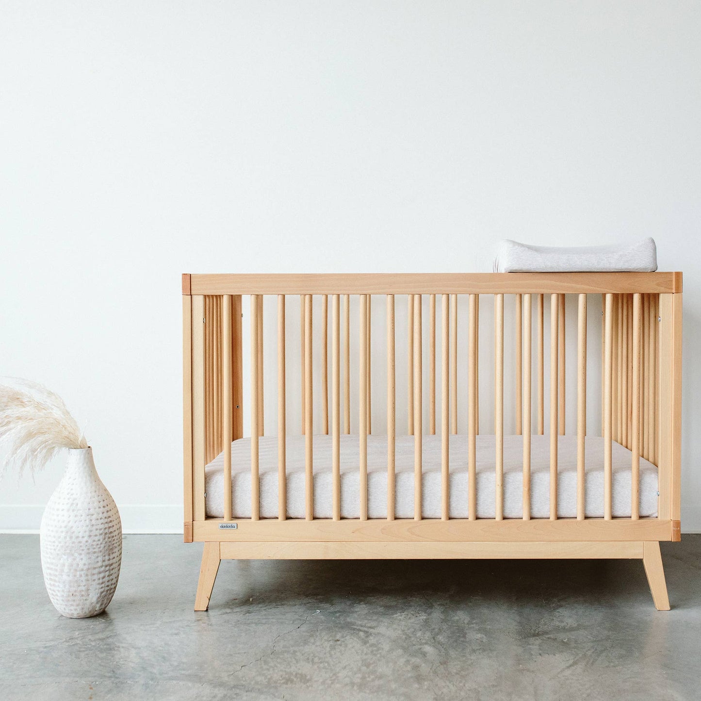 Viscose Bamboo + Organic Cotton Crib Sheet - Storm Gray