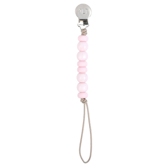 Pink Moon Pacifier Clip