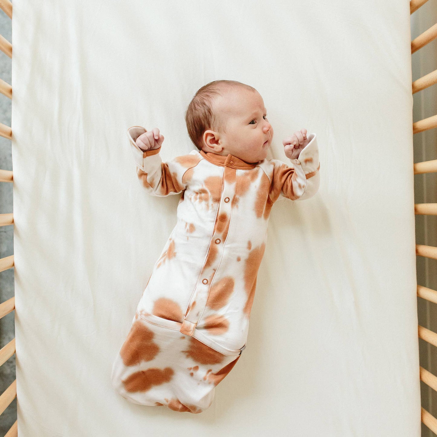 Viscose Bamboo + Organic Cotton Crib Sheet - Cloud